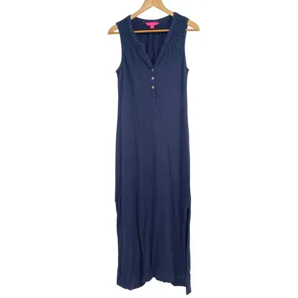 knee length dresses for ladies Lilly Pulitzer Women's Sleeved Essie Dress  Saint Bernard